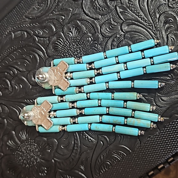 Authentic Kendra Scott Ember Statement earrings - Picture 2 of 2
